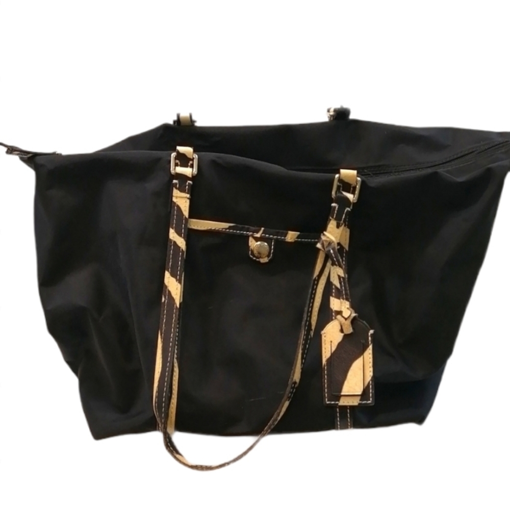 Dooney & Bourke Nylon Large Unisex Zebra Weekender Bag